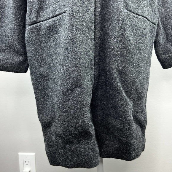 Aritzia Wilfred Gray Banville Cardigan Jacket Sz M 100% Merino Wool - Picture 5 of 10